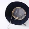 Ladies Summer Japanese Cotton and Linen Fisherman's Hat Folding Outdoor Sun Visor with Large Brim