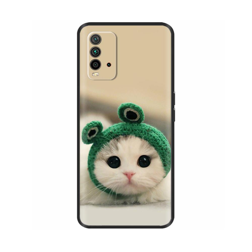 Für Redmi 9T Hülle Blumen Weiche Handyhülle Rückseite Für Xiaomi Redmi 9T 9 T Redmi9T Hüllen Schlankes Silikon Coque Anti-Fall Fundas