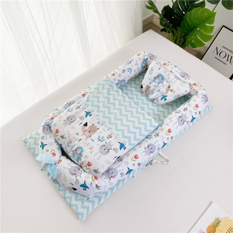 Portable Bionic Baby Crib: Removable, Washable, and Isolated Sleeping Bed for Newborns