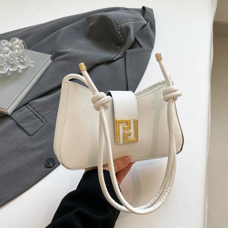 Niche simple baguette underarm bag women's 2025 new fashion versatile handbag elegant shoulder messenger bag