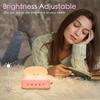 Plastic Cute Toast Night Lamp for Kids | Rechargeable LED Bedside Table Light with Smile Face | Kawaii Desk Lamp for Bedroom, Nursery, Stud