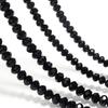 3 4 6 8 10mm Crystal Rondelle Beads Abacus Faceted Glass Loose Spacer Beads For Jewelry Making DIY Bracelet Necklace Accessories