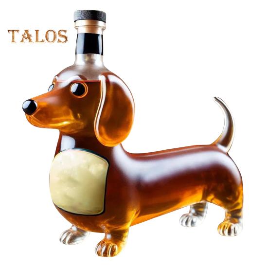 

Бутылка для виски для собак, 3D-гравированные бокалы, пивная бутылка для мужчин, пап, любителей собак, графин для вина для домашнего бара, декор Dog