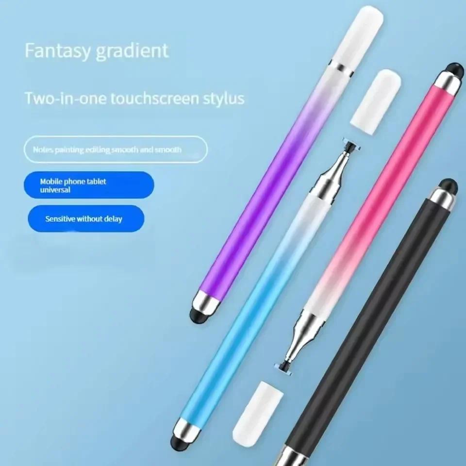 4/1Pcs 2IN1 Stylus Pen for Mobile Phone Tablet Drawing Capacitive Touch Pen Universal For iPhone Samsung Android Draw Screen Pen