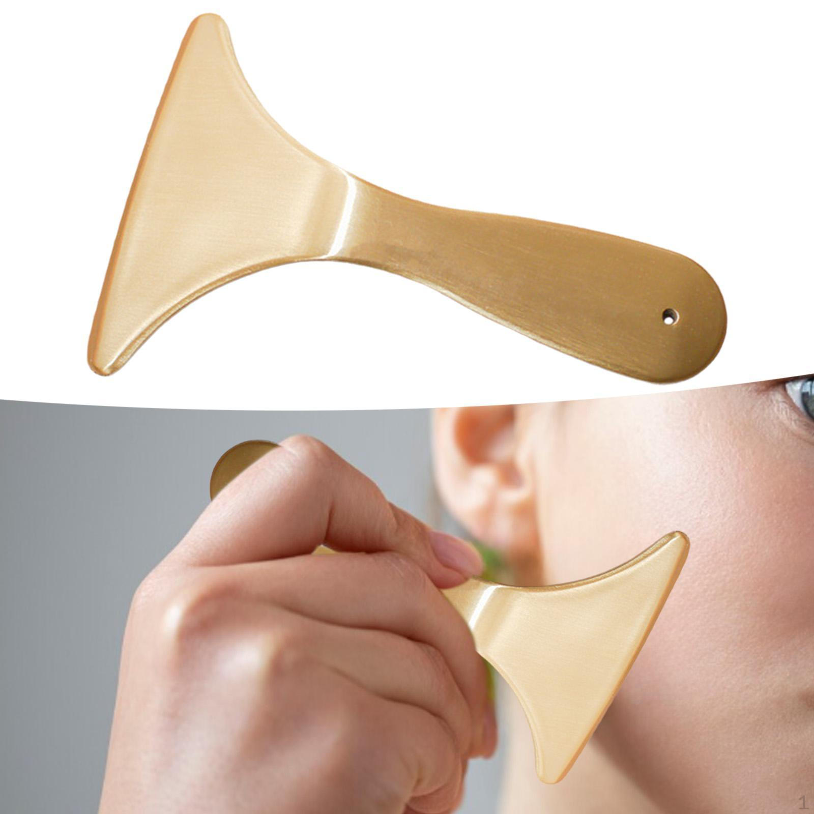 

Латунный инструмент Гуа Ша, Медный скребковый массаж, Ручной, Многофункциональный, Портативный, Массаж лица Гуаша