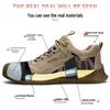 Men's Steel Toe Electrician Work Shoes - Anti-Smash, Anti-Puncture, Non-Slip, Wear-Resistant, Comfortable Safety Footwear