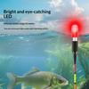 5Pcs Led Luminous Fishing Floating Night Tail Light Glow Color Change Stick Bean Shaped Head Fishing Float Fishing Accessory