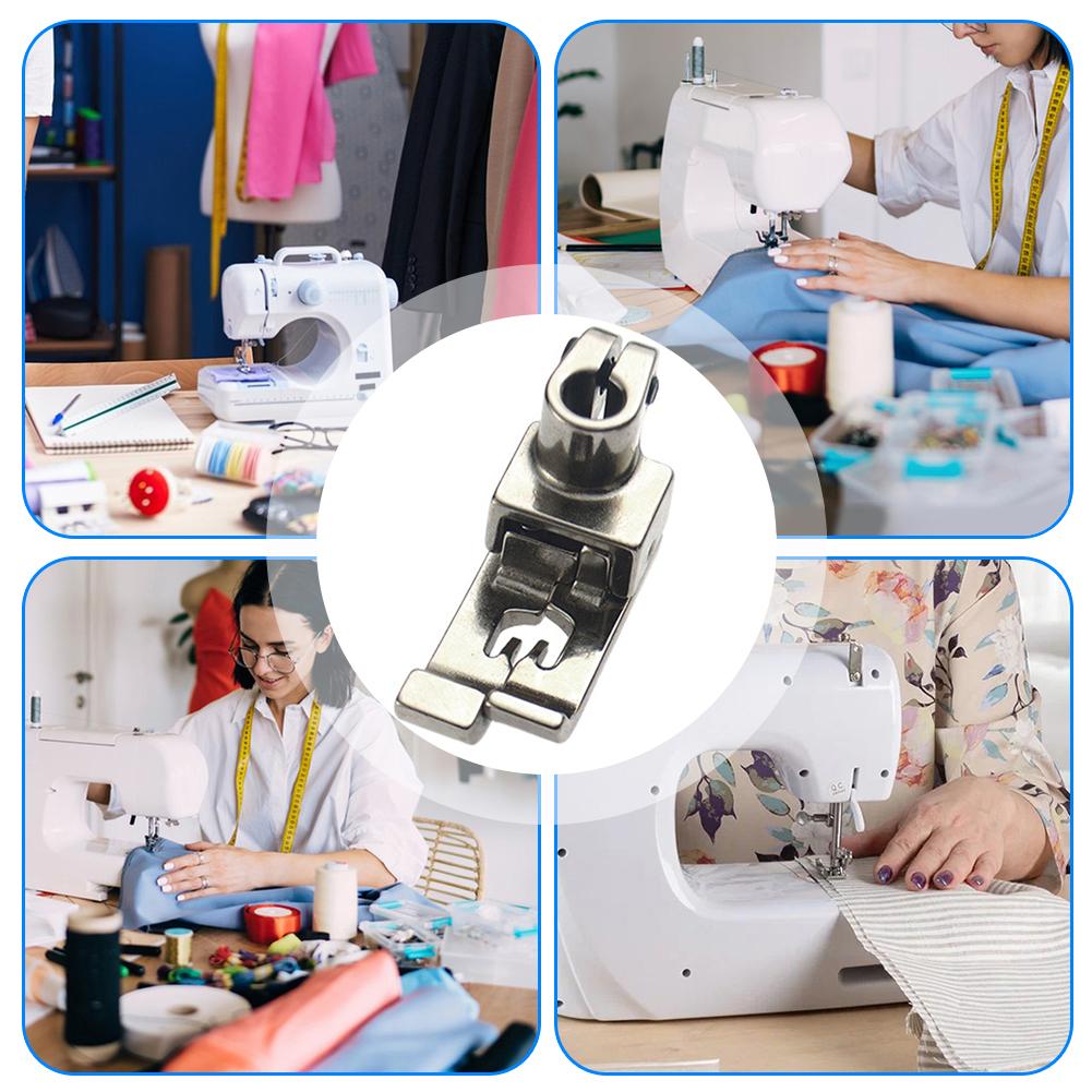 Fabric Guide Presser Foot For 3 Needle 5 Thread Coverlock Stitch Coverstitch Sewing Machines Accessories For Home Use