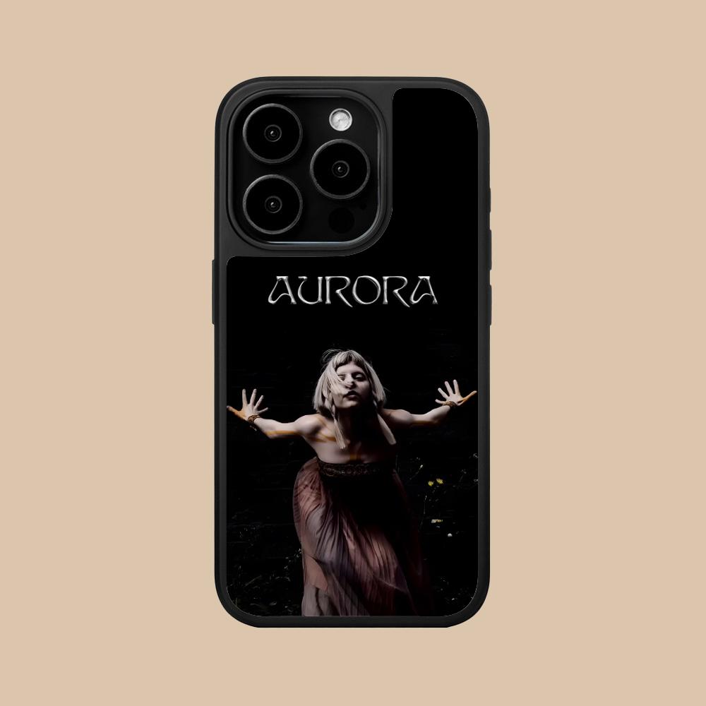 Aurora Aksnes Matte Surface  Mobile Phone Case for iPhone 17 16 15 14 13 12 11 Air Pro Max Plus Colorful Cover