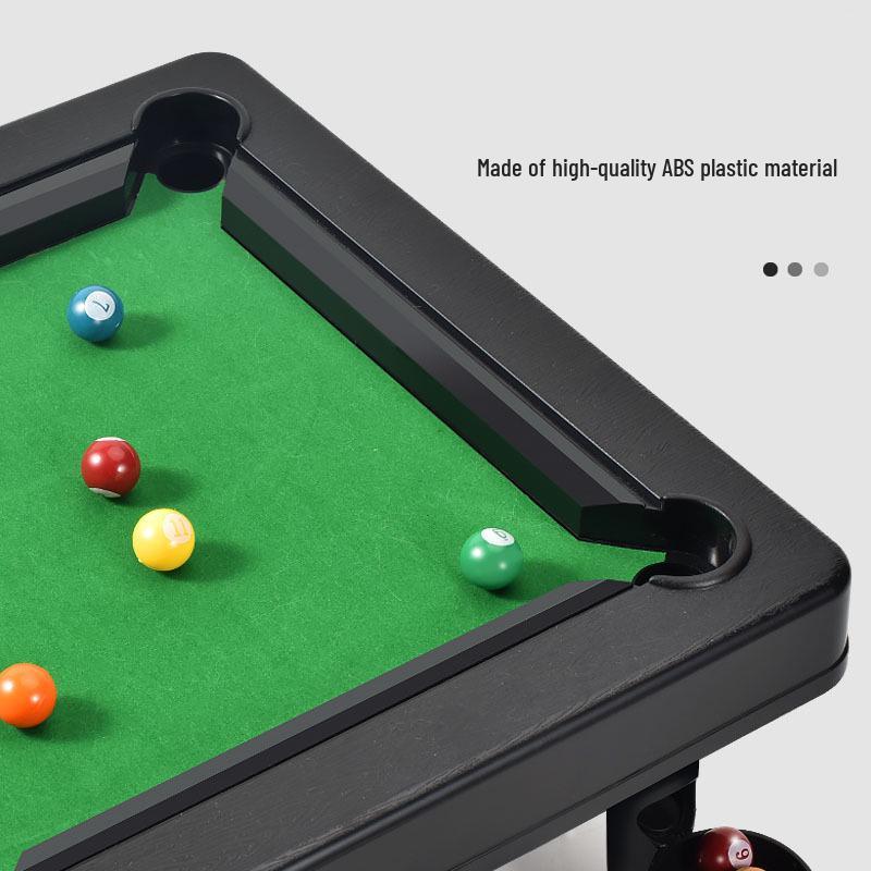 Mini Snooker Billiard Table Toy for Kids - Indoor Educational Parent-Child Sports Game