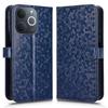 Wallet Case For Realme Narzo 80 Lite 4G/C71 4G (India)/Note 70T 4G Dot Pattern Imprint PU Leather Phone Cover with Wrist Strap