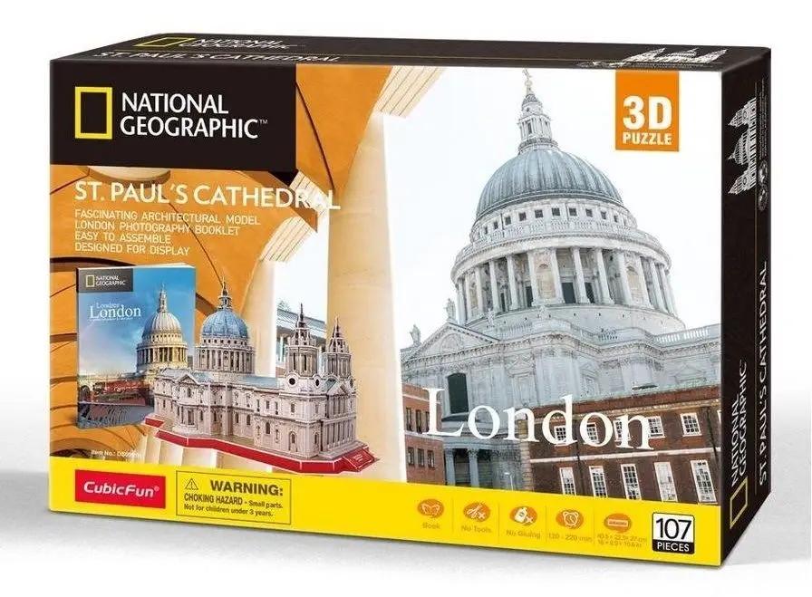 Kostková zábavná skládačka 3D National Geographic Katedrála sv. Pavla 107 el. ds0991h