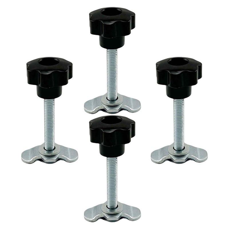 

ABFS RV Camper Modified Fixings M8 Thread Nail Aluminum Track Accessories M8x60mm Heavy-Duty L Track Accessories Plum Nut