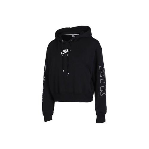 Nike Women s Black Pullover Sports Casual Sweatshirt S чёрный
