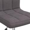 Vidaxl Swivel Dining Chair, Taupe Color, Fabric Upholstered