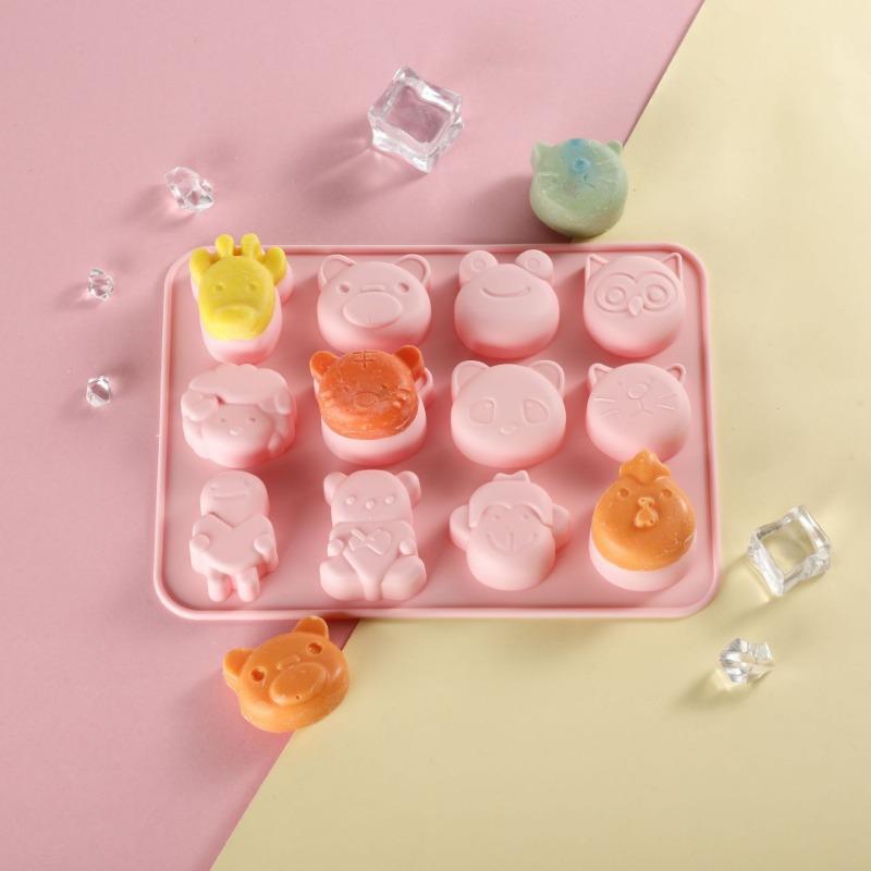 1PC Silicone Bowl Cake Mould Flower and Herb Home-made Jelly Chocolate Mould Food Grade Silicone Mould