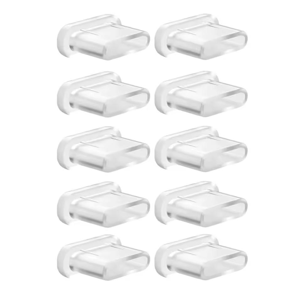 Silicone Dust Plugs Type C Charging Port Protector Stopper Cap Cover for iPhone 15 Pro Max 15 Plus Samsung Xiaomi Anti-Dust Plug