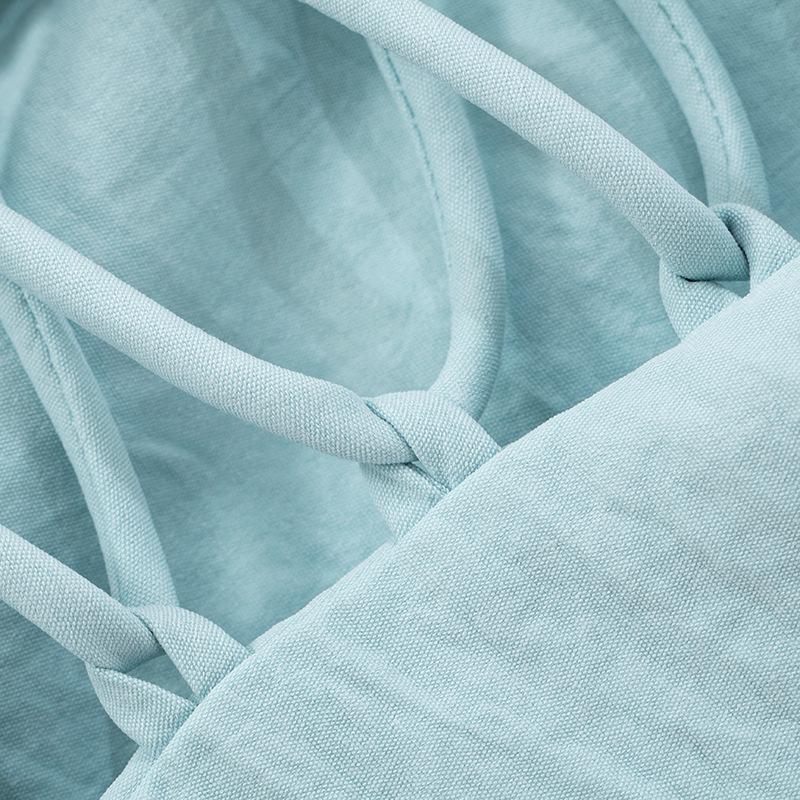 D25DS093 European & American Style Lace-up Ruched Camisole Dress