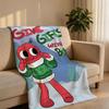 Game D-Dandy's WorldS Throw Short Plush Throw Blanket Soft Skin-Friendly Multi-Scene Home Office