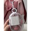 Transparent Mini Data Cable Organizer Bag, Dual Zipper Design, Suitable For Data Cables, Chargers, Earphones, Jewelry And Small Accessories