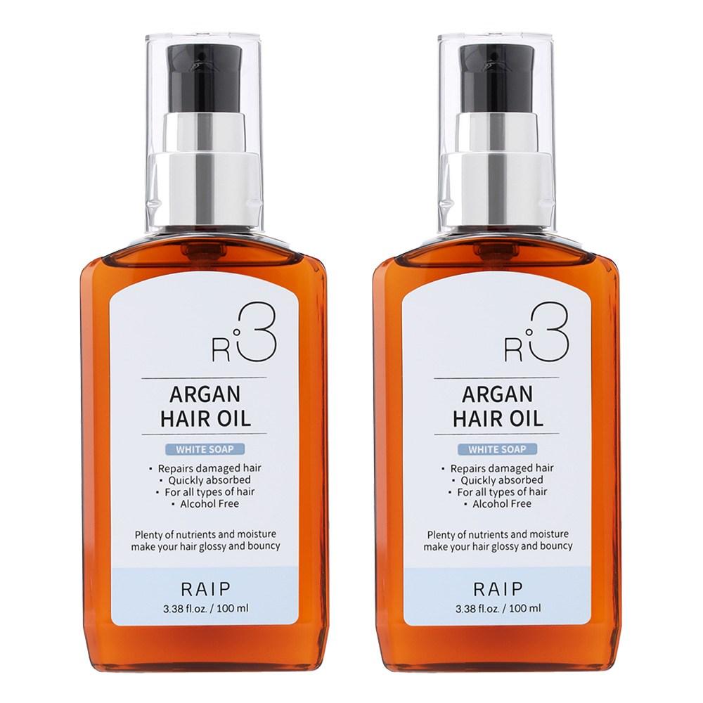 Laip R3 Argan Hair Oil White Soap 100ml 2 pcs