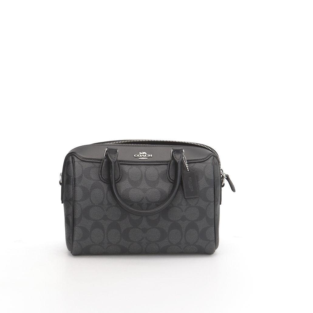 [Pre-Owned] Bennett 23 Monogram Logo Zip Closure Classic Boston Bag - Excellent #QRVAO9 ONE SIZE