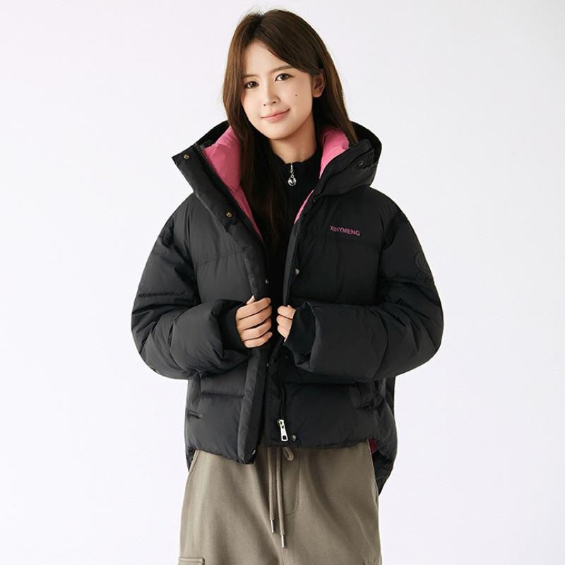 

Зимняя новая короткая куртка с капюшоном на хлопковой подкладке, женская спортивная стеганая куртка для пары. XL