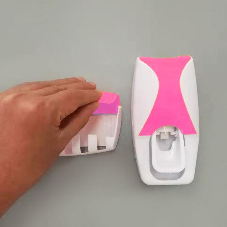 Automatic Toothpaste Squeezer Set Lazy Toothpaste Squeezer Toothbrush Holder Toiletries Set No-punch Toothpaste Holder