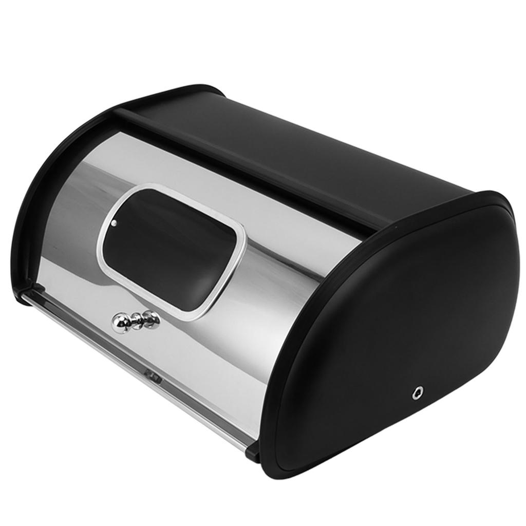 Bread Bin Bread Box Bread Holder Storage Container With Small Window for Kitchen Countertop