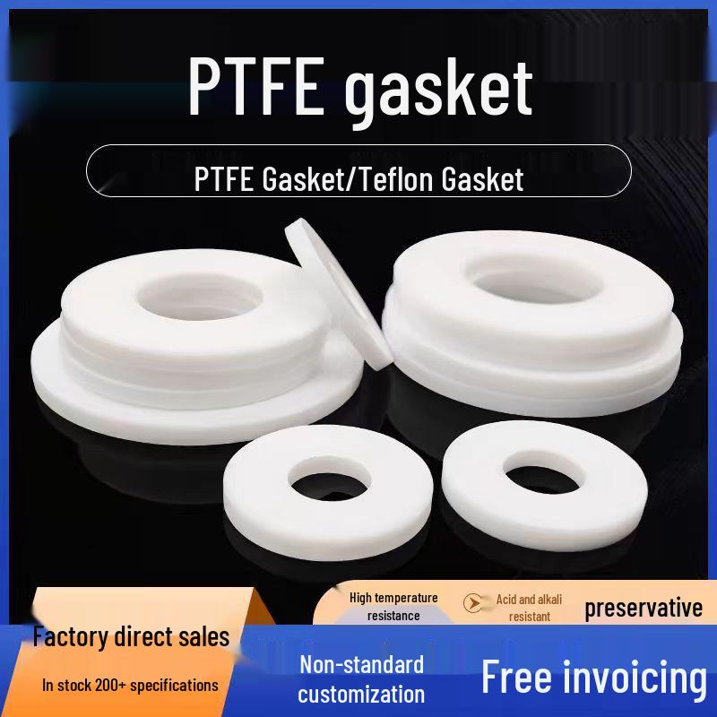 PTFE Flansch Manometer Dichtung - Polytetrafluorethylen Teflon Dichtung