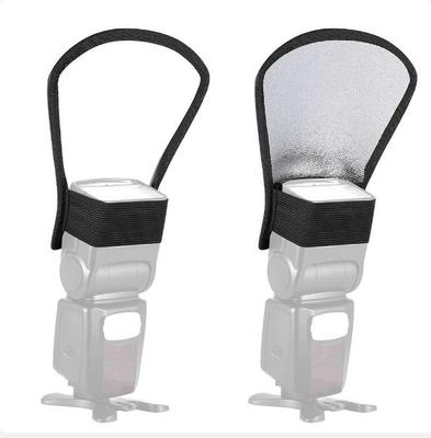 Universal 2-in-1 Flash Diffuser Softbox Photo Flash Light Silver/White Reflector Photography Accessories