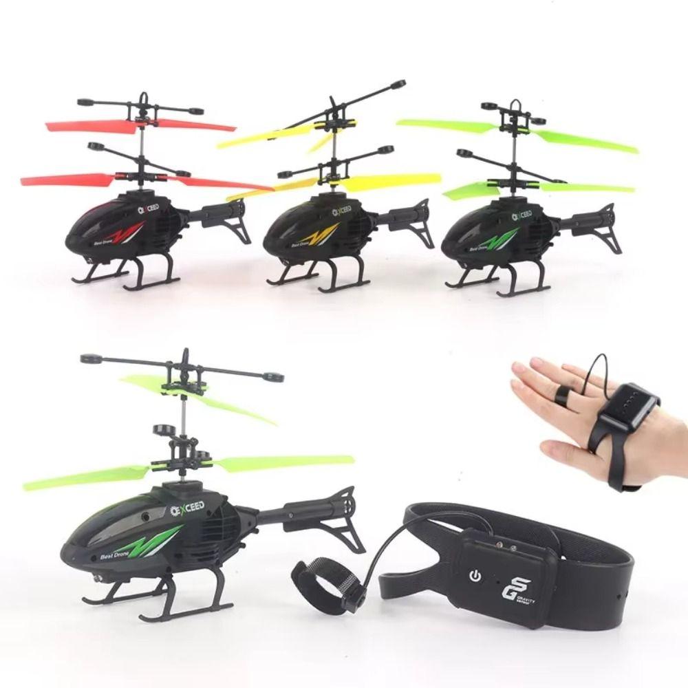 Watch Wrist Induction Helicopter Flying Helicopter Mini RC Plane  Children Gift