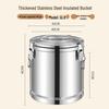Three-Layer Stainless Steel Insulated Lunch & Tea Bucket with Faucet