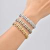 Prjewel Women's Watch Strap Bracelet Gold Color Stainless Steel Bracelet Fashion Party Waterproof Jewelry for Women Girl Gifts