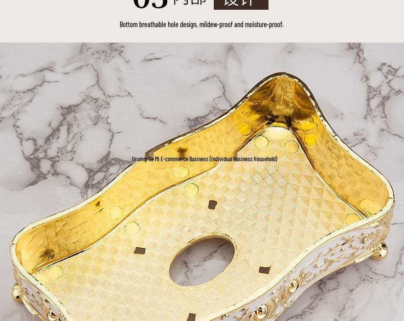 European-Style Creative Tissue Box for Home, Living Room, or Dining Table Decor