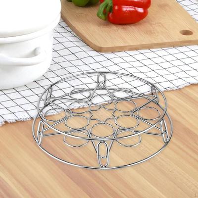 Egg Steamer Rack Kitchen Steam Cooking Accessory Double Sided Wok Steaming Stand Holder