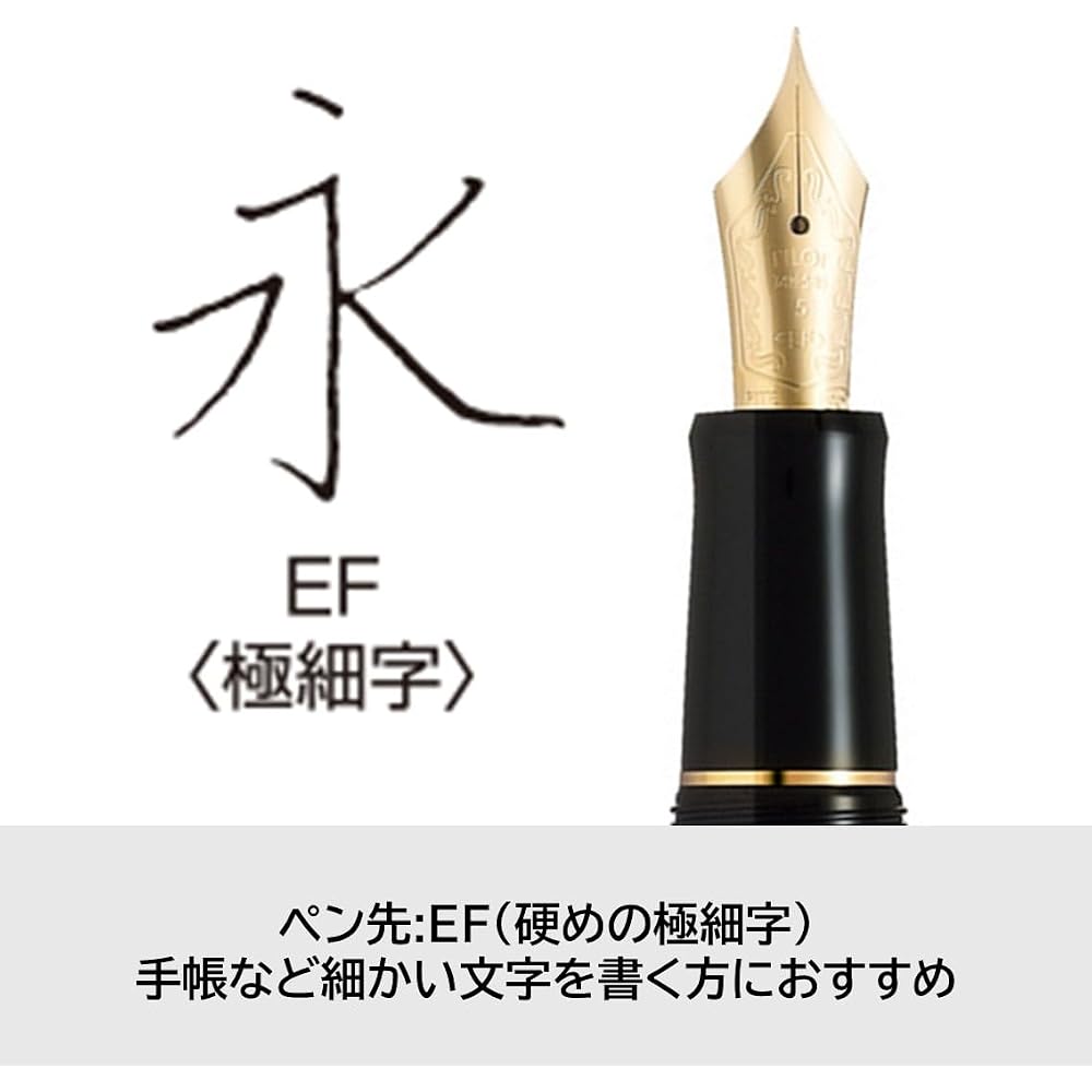 PILOT Custom 74 EF Extra Fine (Ultra Fine) Deep Red Black FKKN12SRDREF Tip 14K Pilot