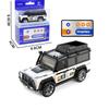 1:64 Remote Control Car - Alloy Body, LED Lights & Off-Road Simulation, Toy for Kids 6-12 Years