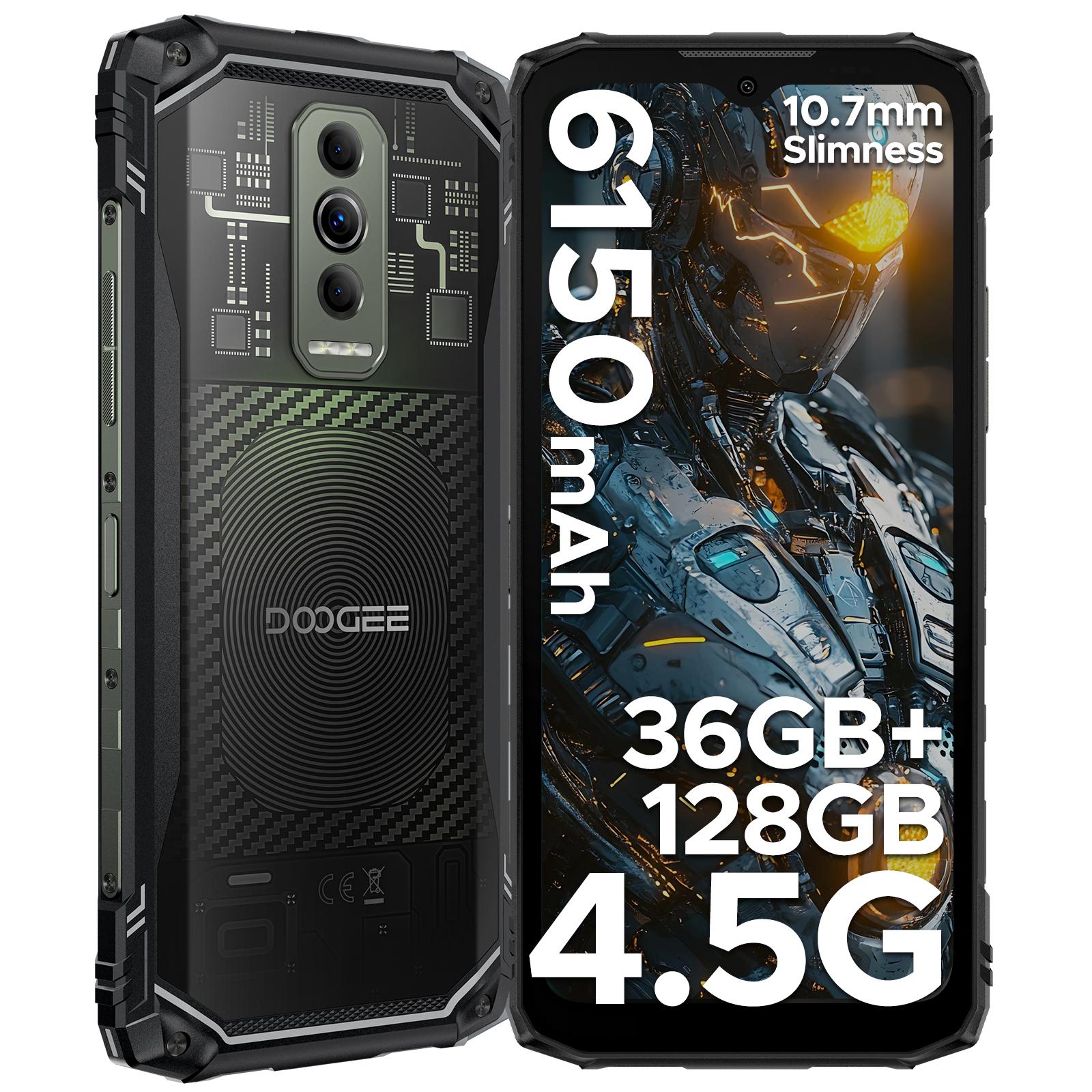 Smartphone Doogee BLADE10ULTRA-E 36GB+128GB 6150mAh 6.56  HD+ 90Hz Android 16 Smartphone Robusto 2026 preto