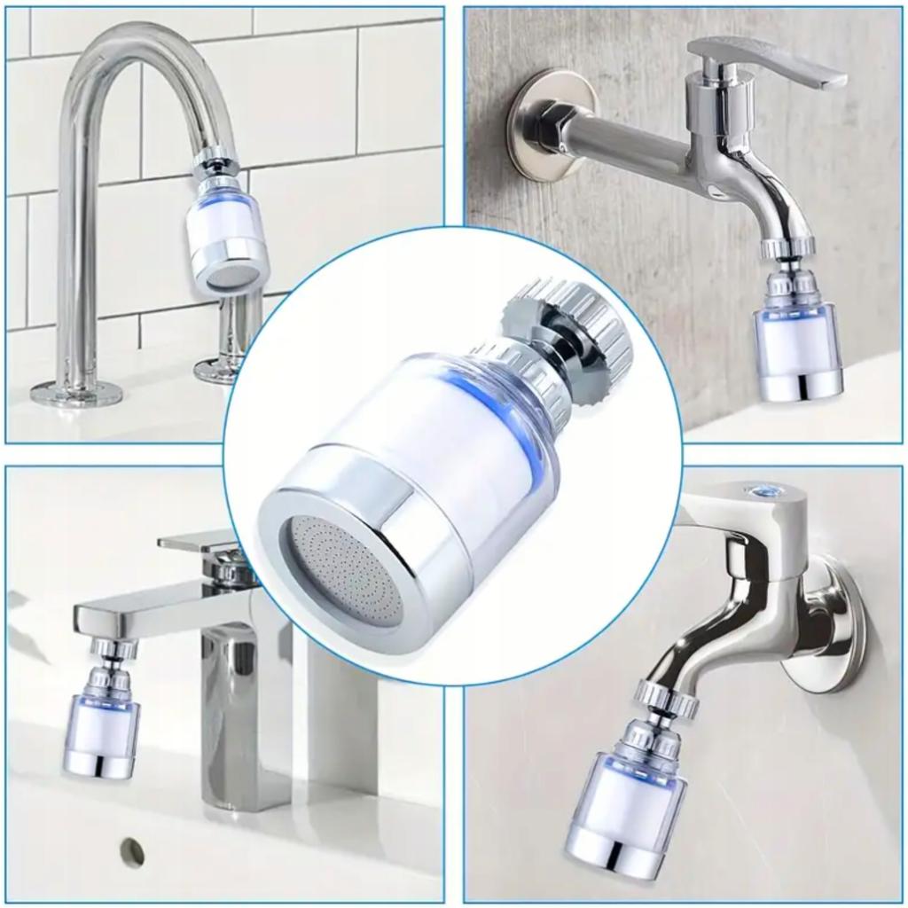 Water Filter For Swivel Faucet Removes Contaminants And Metals + 10 Filters