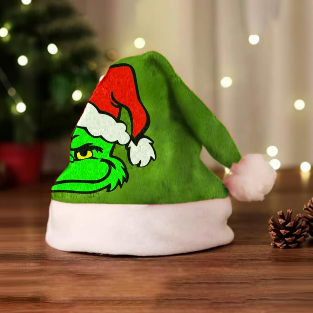 Chapéu de Pelúcia de Natal para Festas de Fim de Ano e Celebrações de Inverno