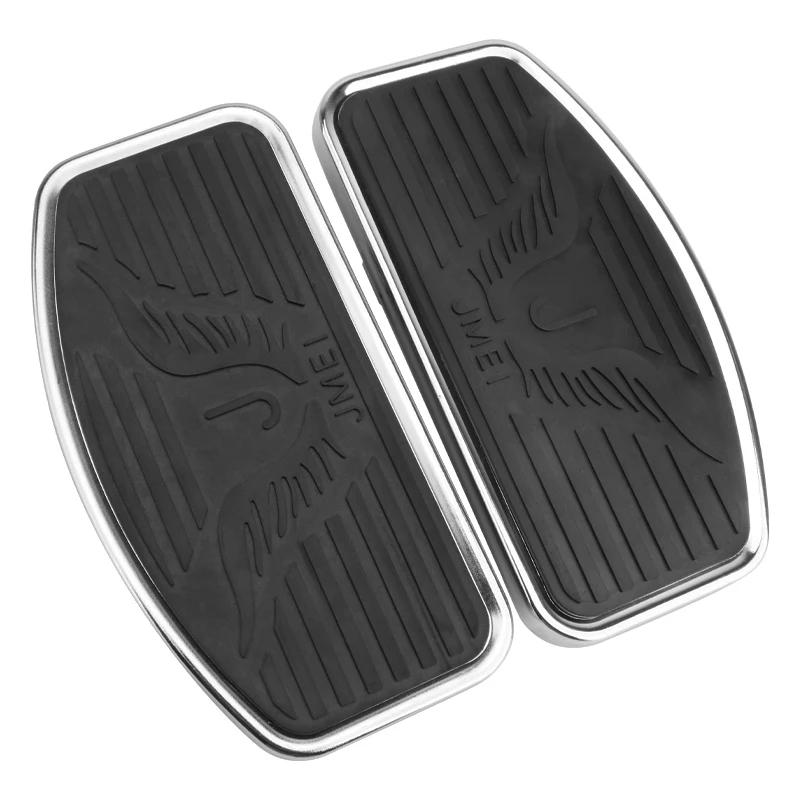 Universelle Motorrad Vorder- und Hinterrad Fahrer Beifahrer Fußraste Pedal Fußbrett Fußraste Für Honda Shadow VT400/750 Yamaha Kawasaki