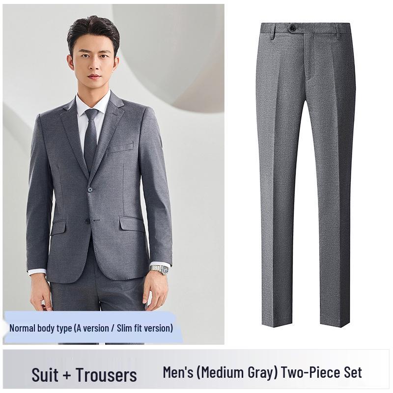 

Women s Spring/Autumn Suit Set - High-End, Loose Fit, Unisex Business & Professional Wear for Workplace Interviews L