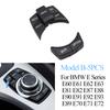Car Console Multimedia Control Knob Button Cover For BMW 1 3 5 X1 X5 X6 Series E87 E90 E91 E92 E60 E84 E70 E71 E72 65829240956