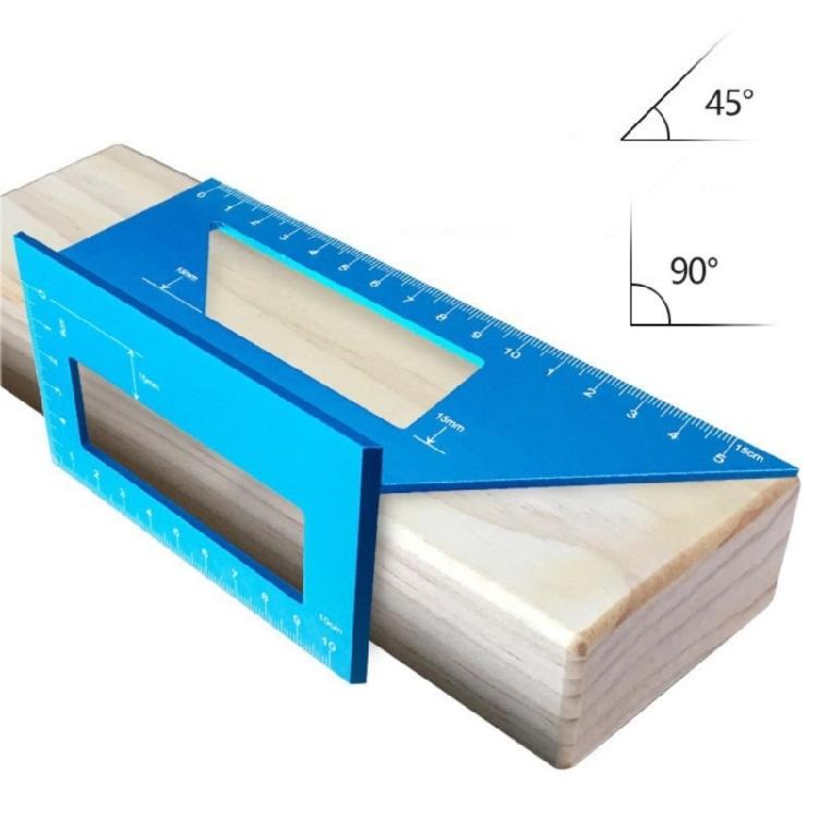 Funktionales Aluminium-Messwerkzeug Anreißwerkzeug Hergestellt für Holz- und Metallbearbeitung mit erhöhter Haltbarkeit