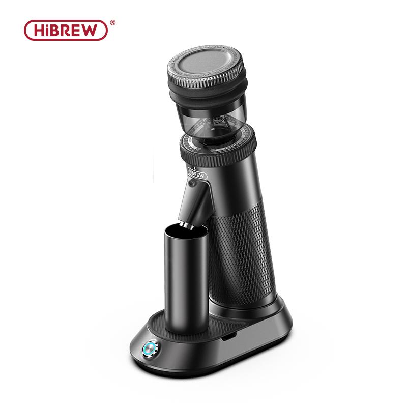 HiBREW G5 Elektrische Kaffeemühle 36 Präzise Mahlgrade & 48mm CNC-Mahlwerk Dual-Speed Variablem Motor & Niedrigtemperatur-Mahlen schwarz