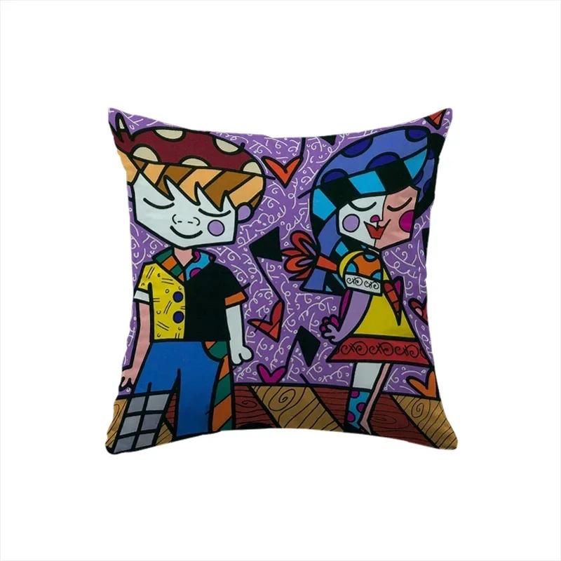 Luksuriøst Sofaputetrekk B-Britto Putetrekk Firkantet Putetrekk Hjemmetekstil Dakimakura Bryllupsgave