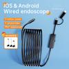 HD Borescope Camera with Light IP67 Waterproof Inspection Borescope Pipe Sewer Camera 10m