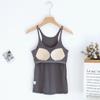 Women's Padded Camisole: Steel-Free Bra, Slimming Design, Beautiful Back Detail
