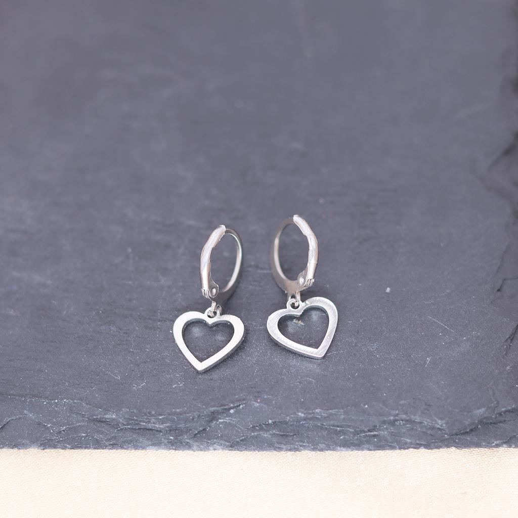 Kinitial Stainless Steel Death Moth Sun Moon Snake Mushroom Cactus Hamsa Hand Horse Earrings For Women Trendy Piercing Jewelry